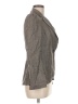 Banana Republic 100% Wool Chevron-herringbone Gray Wool Blazer Size 6 - photo 4
