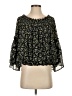 Free People 100% Polyester Black 3/4 Sleeve Blouse Size S - photo 1