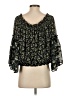 Free People 100% Polyester Black 3/4 Sleeve Blouse Size S - photo 2