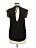 Xhilaration Black Short Sleeve Blouse Size M - photo 2