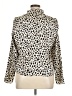 Zara Animal Print Ivory Long Sleeve Blouse Size XL - photo 2