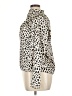 Zara Animal Print Ivory Long Sleeve Blouse Size XL - photo 5