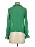 Zara Green Long Sleeve Blouse Size S - photo 2