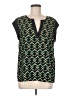 Collective Concepts 100% Polyester Green Sleeveless Blouse Size M - photo 1