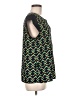 Collective Concepts 100% Polyester Green Sleeveless Blouse Size M - photo 4