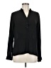 Monteau 100% Polyester Black Long Sleeve Blouse Size M - photo 1