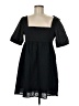 ModCloth 100% Cotton Black Casual Dress Size M - photo 1
