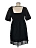 ModCloth 100% Cotton Black Casual Dress Size M - photo 2