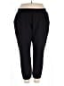 Terra & Sky Solid Black Active Pants Size 3X - photo 1