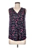 Max Jeans Black Blue Sleeveless Blouse Size M - photo 1