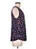 Max Jeans Black Blue Sleeveless Blouse Size M - photo 4