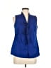 The Limited Blue Sleeveless Blouse Size M - photo 1