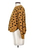 Madewell 100% Cotton Polka Dots Gold Pullover Sweater Size XXS - photo 5