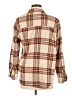 Universal Thread Plaid Tan Long Sleeve Button-Down Shirt Size M - photo 2