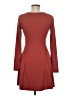 Mudd Solid Burgundy Casual Dress Size M - photo 2