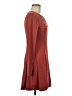 Mudd Solid Burgundy Casual Dress Size M - photo 4