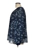 Chaps 100% Polyester Blue Long Sleeve Blouse Size L - photo 5
