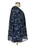 Chaps 100% Polyester Blue Long Sleeve Blouse Size L - photo 4