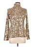Boston Proper Animal Print Gold Cardigan Size L - photo 1