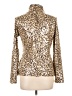 Boston Proper Animal Print Gold Cardigan Size L - photo 2