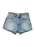 Bullhead 100% Cotton Blue Denim Shorts Size 5 - photo 1