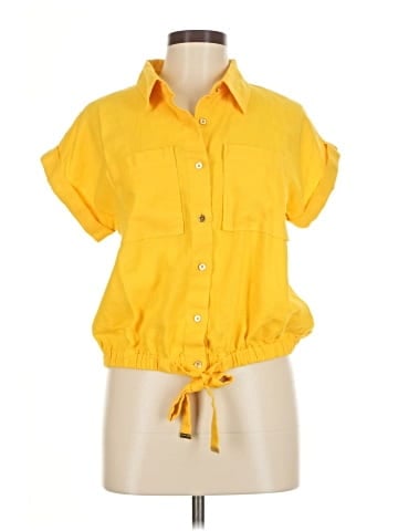 MICHAEL Michael Kors Short Sleeve Blouse (view 1)