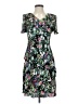 Connected Apparel 100% Polyester Floral Green Cocktail Dress Size 4 - photo 1