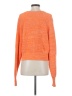 Free People Orange Pullover Sweater Size S - photo 2