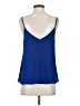 Aqua 100% Polyester Blue Tank Top Size S - photo 2
