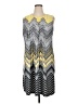 Perceptions Chevron-herringbone Yellow Casual Dress Size XL - photo 1