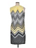 Perceptions Chevron-herringbone Yellow Casual Dress Size XL - photo 2