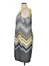 Perceptions Chevron-herringbone Yellow Casual Dress Size XL - photo 5