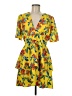 Adelyn Rae 100% Polyester Tropical Yellow Casual Dress Size M - photo 1