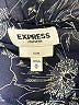 Express 100% Polyester Paisley Gray 3/4 Sleeve Blouse Size M - photo 7