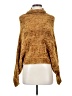 Free People Metallic Gold Yellow Cardigan Size XS - photo 1