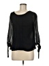 Darling 100% Polyester Black 3/4 Sleeve Blouse Size M - photo 1