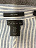 Tahari 100% Linen Stripes Blue Blazer Size S - photo 6