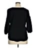 Adrienne Vittadini 100% Polyester Black 3/4 Sleeve Blouse Size XL - photo 2