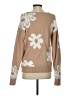 Shein Floral Tan Pullover Sweater Size 4 - photo 2