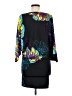 Unbranded Graphic Black Cocktail Dress Size M (estimated) - photo 2