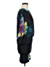 Unbranded Graphic Black Cocktail Dress Size M (estimated) - photo 4