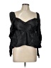 Just Fab 100% Terylene Black Sleeveless Blouse Size L - photo 1