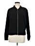 Zara Basic Solid Black Track Jacket Size M - photo 1