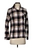 RVCA 100% Cotton Plaid Brown Long Sleeve Button-Down Shirt Size S - photo 1