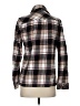 RVCA 100% Cotton Plaid Brown Long Sleeve Button-Down Shirt Size S - photo 2