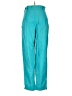 Mondi 100% Cotton Solid Teal Casual Pants Size 4 - photo 2