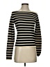 FRAME 100% Cotton Stripes Black Pullover Sweater Size S - photo 1