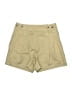 Zara Solid Tan Khaki Shorts Size XS - photo 1