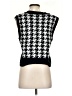 Unbranded 100% Acrylic Houndstooth Black Sweater Vest Size S - photo 2
