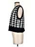 Unbranded 100% Acrylic Houndstooth Black Sweater Vest Size S - photo 5
